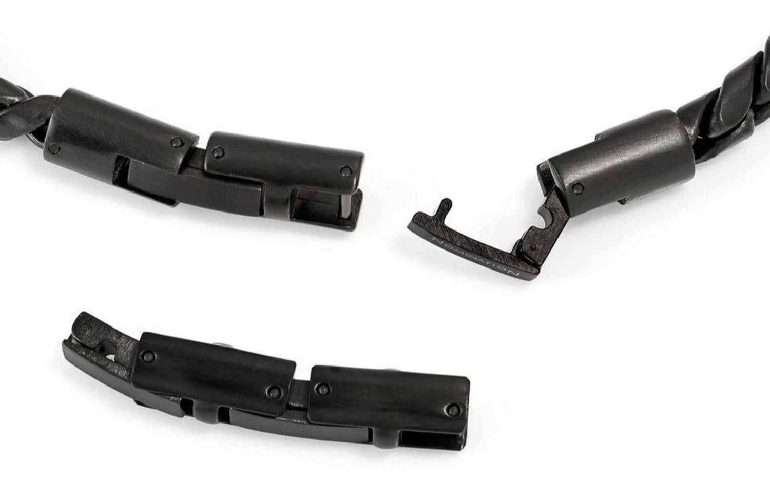 Bransoletka męska Nomination Manvision 133022 030 – stal nierdzewna, czarny łańcuszek PVD (2).jpg